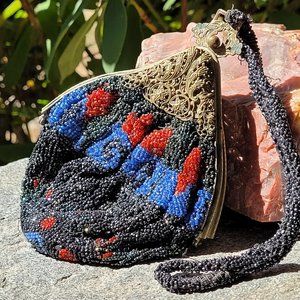 Very Vintage (probably Victorian) Beaded Evening Bag